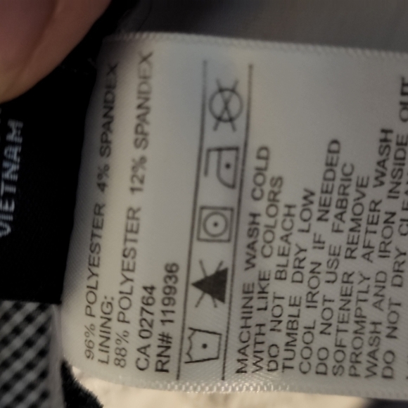 N vo N'vo Gingham Golf Skirt Skort - Picture 7 of 7